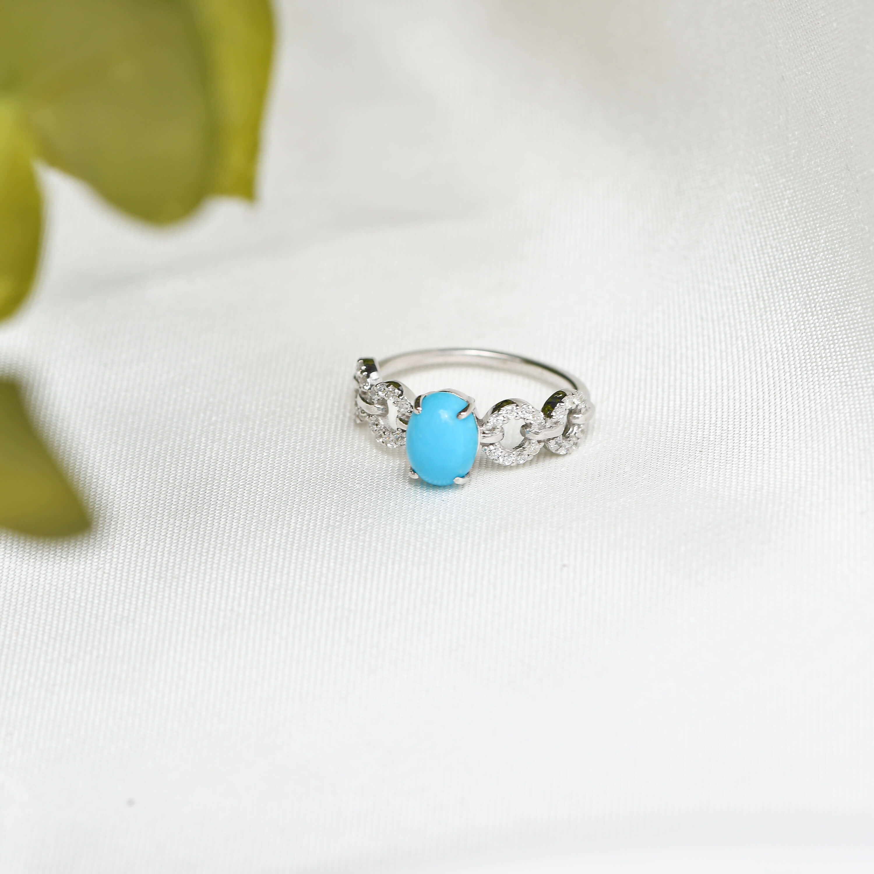 Aqua Stone Blue Ring – VerveJewels