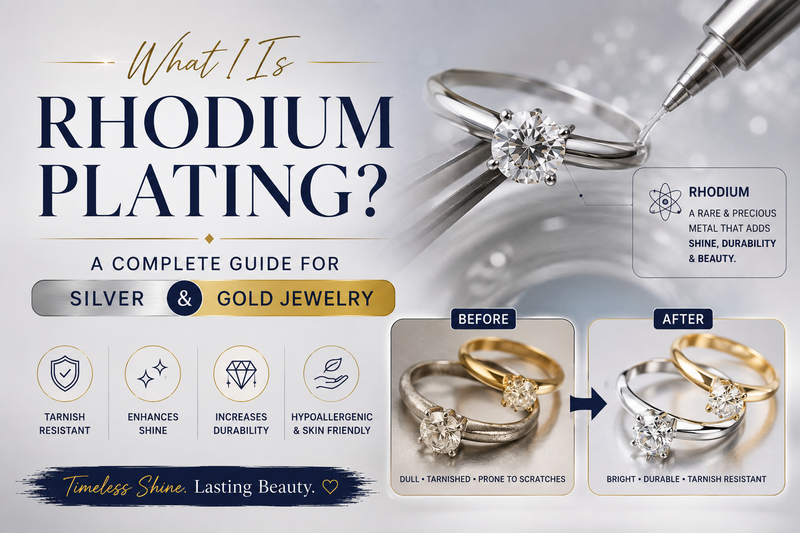 What Is Rhodium Plating? A Complete Guide for Silver and Gold Jewelry