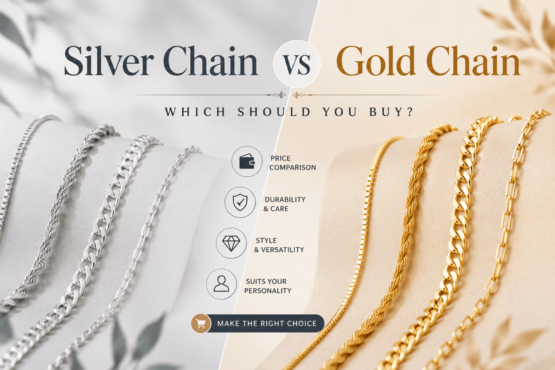 Silver Chain vs Gold Chain: Which Should You Buy? - VerveJewels