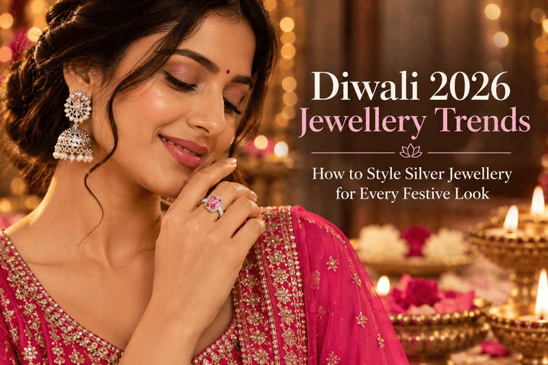 Diwali 2026 Jewellery Trends: How to Style Silver Jewellery for Every Festive Look - VerveJewels