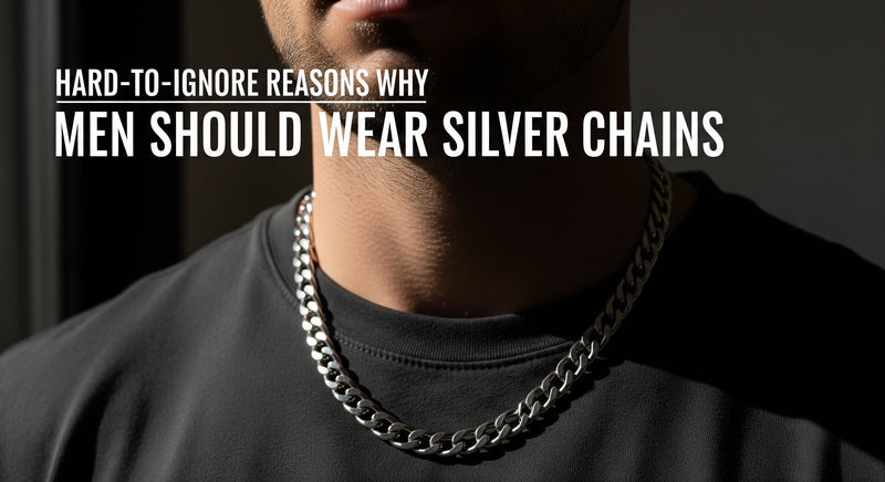 Discover why silver chains are timeless, versatile, durable, affordable & stylish for men. Explore Verve Jewels’ silver jewellery collection to elevate your look.