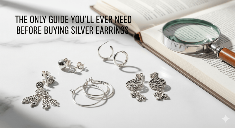 The Only Guide You’ll Ever Need Before Buying Silver Earrings - VerveJewels