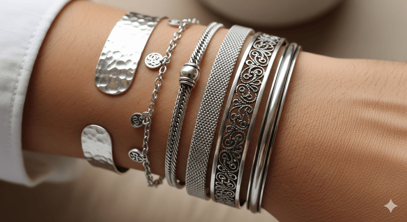 How To Choose the Right Silver Bracelet For Yourself - VerveJewels
