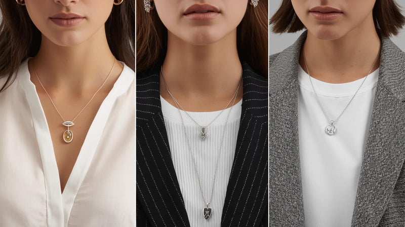 How to Style Sterling Silver Pendants with Everyday and Office Wear? - VerveJewels