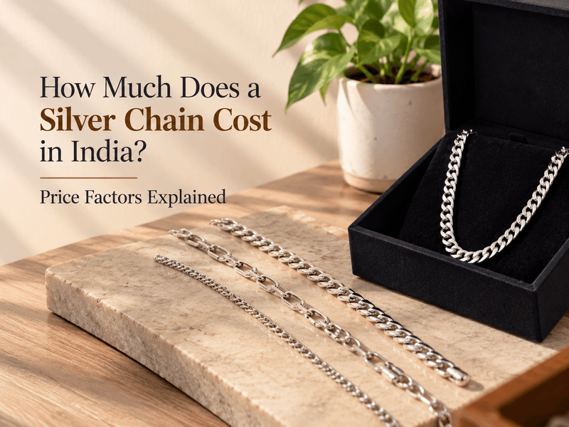 How Much Does a Silver Chain Cost in India? Price Factors Explained - VerveJewels