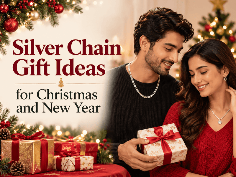 Silver Chain Gift Ideas for Christmas and New Year - VerveJewels