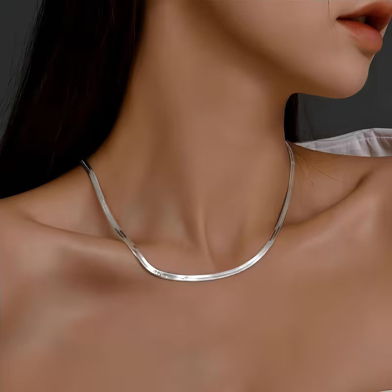 925 Sterling Silver Viper Chain
