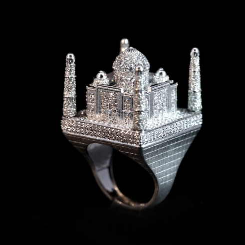 Taj Mahal Inspired Unisex Ring - A Tribute to India’s Iconic Heritage