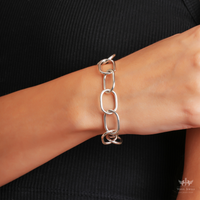 930 Sterling Silver Link Chain Bracelet - Unisex