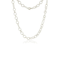 Anchor Chain Neckalce 925 Sterling Silver 30 Inch - Men's