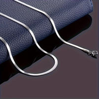 925 Sterling Silver Viper Chain