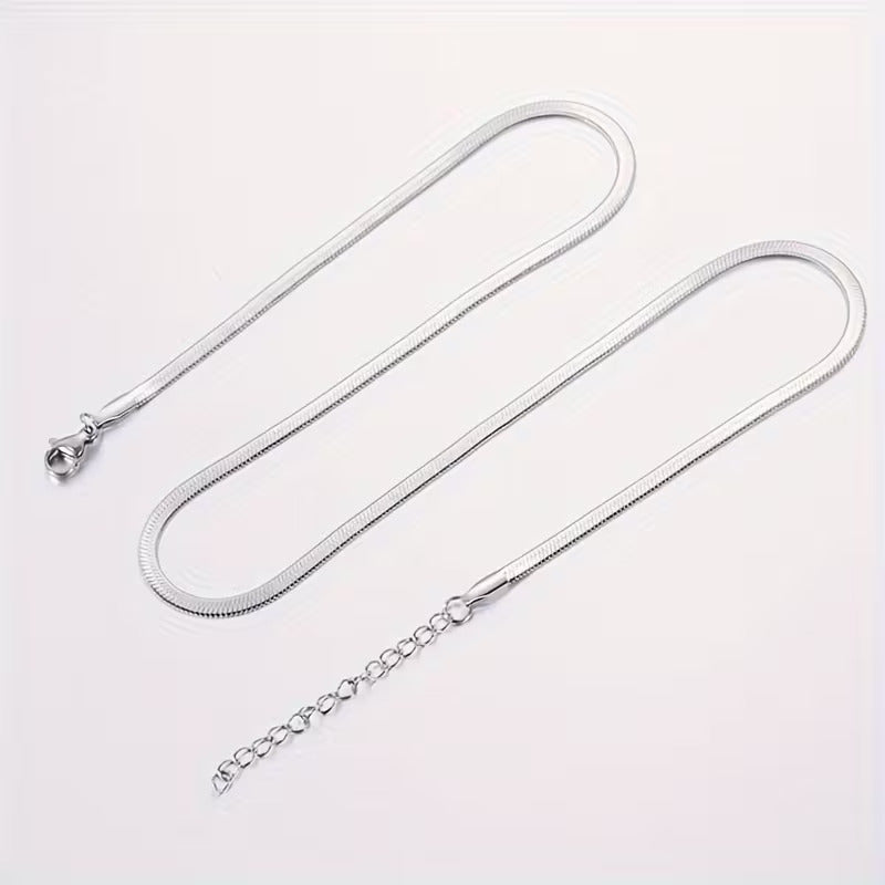 925 Sterling Silver Viper Chain