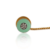 Mint Bloom Kurta Button Set