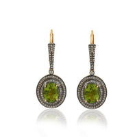 Olive Luxe Peridot Drop Earrings