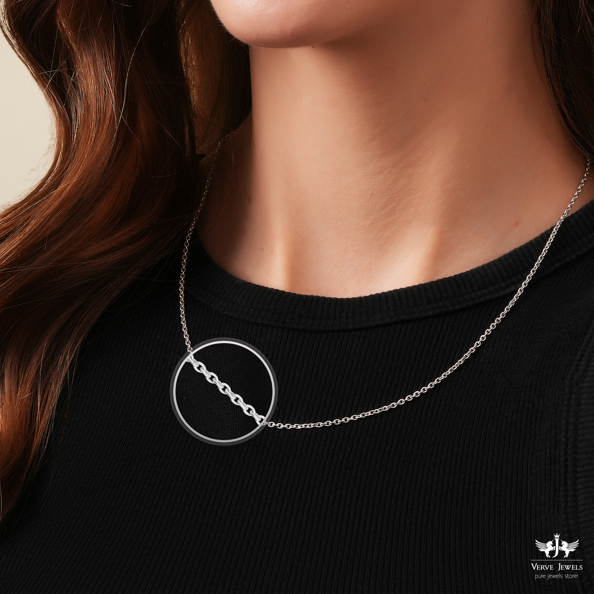 Anchor Chain Necklace 925 Sterling Silver 1.8mm - Unisex Anchor Chain Necklace 925 Sterling Silver 1.8mm - Unisex