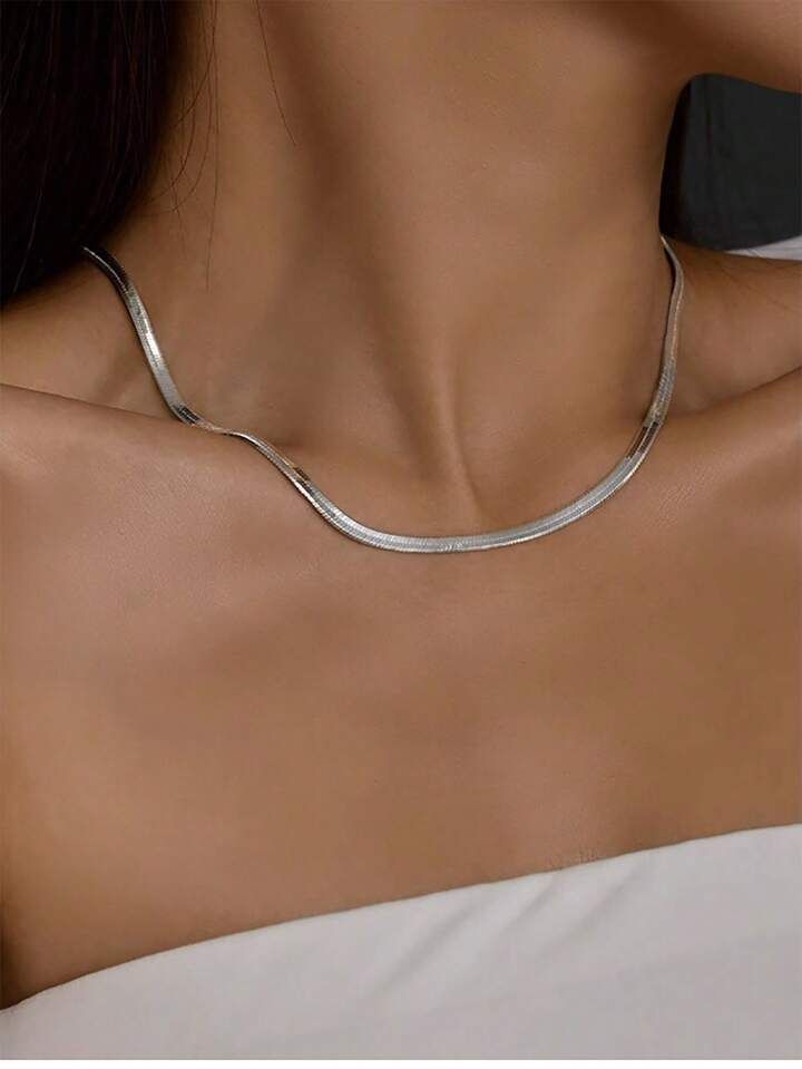 925 Sterling Silver Viper Chain
