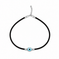 925 Sterling Silver Evil Eye Anklet for Women | Nazar Protection Payal