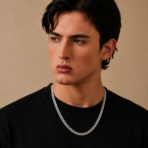 925 Sterling Silver 7MM Curb Chain