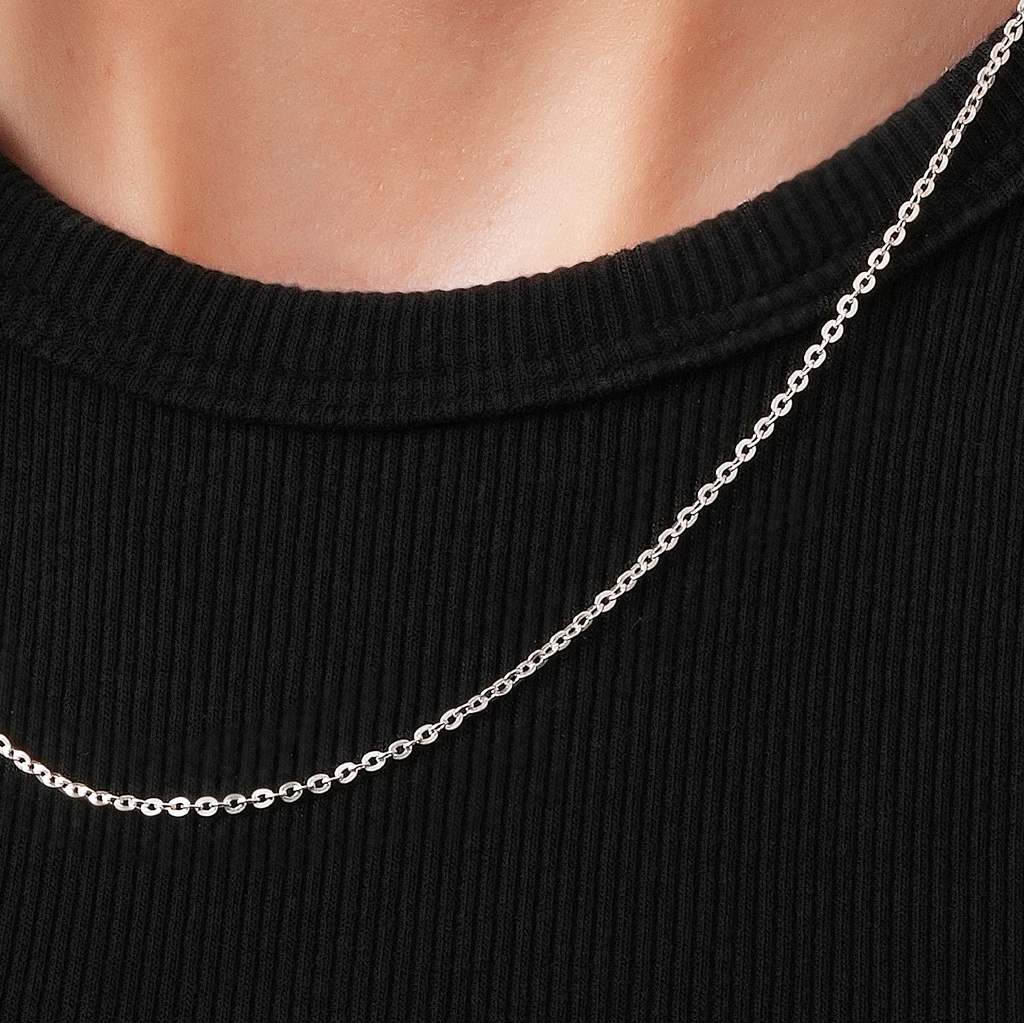 Sitara Chain Necklace 925 Sterling Silver 1.3mm - Men's – VerveJewels