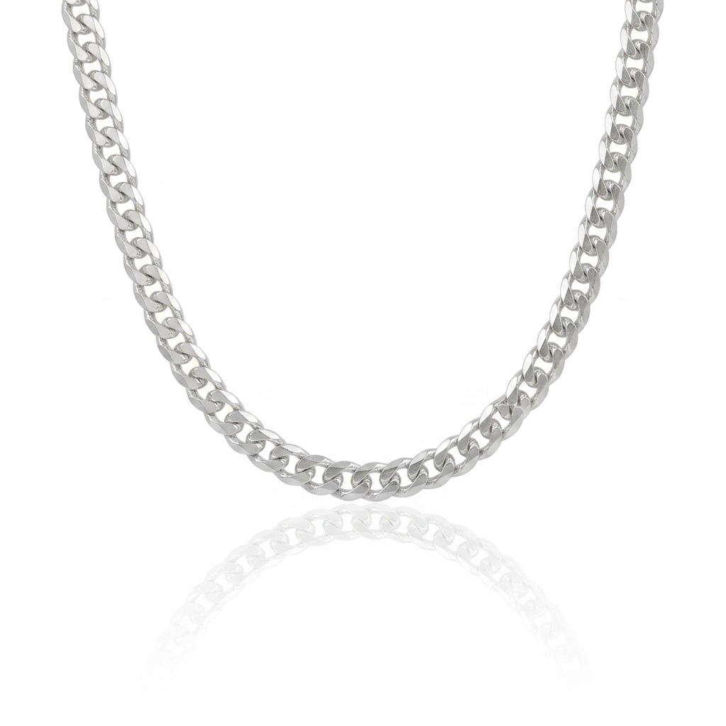 925 Sterling Silver 5MM Curb Chain