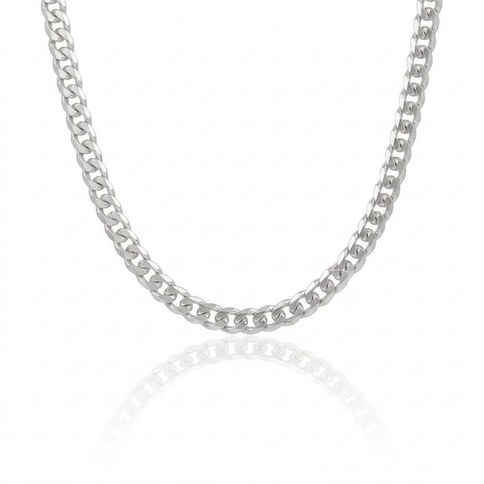 925 Sterling Silver 5MM Curb Chain