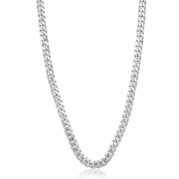 925 Sterling Silver 7MM Curb Chain