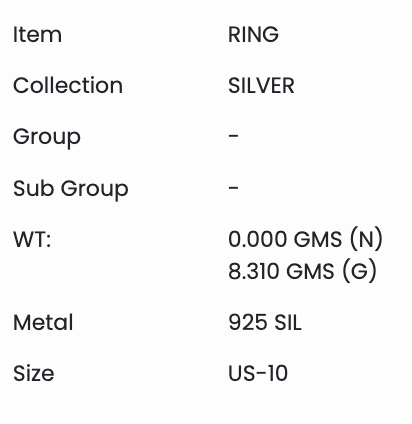 Silver Signet Ring with Citrine