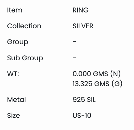 White Gold Plated Silver Signet Ring with Oval Amethyst