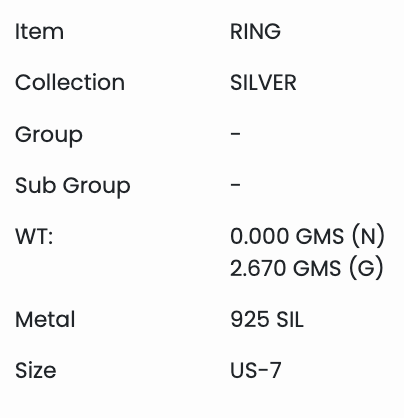 Silver Solitaire Ring with Pear Cut Pink Amethyst