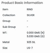 Silver Cocktail Ring with Octagon Emerald