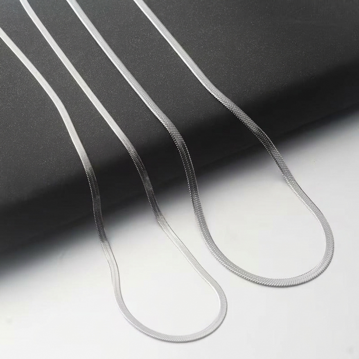 Premium 925 Sterling Silver Viper Chain - Lightweight, Durable & Effortlessly Elegant