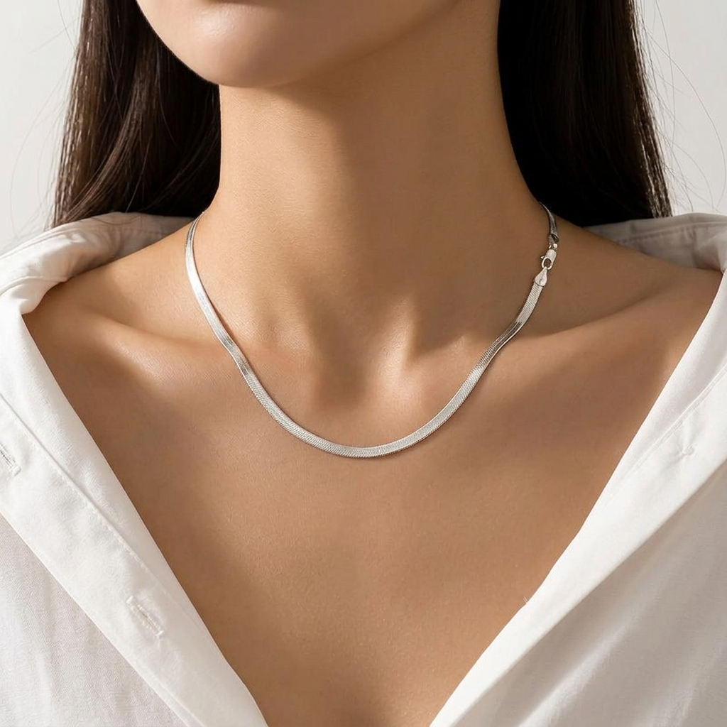 Premium 925 Sterling Silver Viper Chain - Lightweight, Durable & Effortlessly Elegant