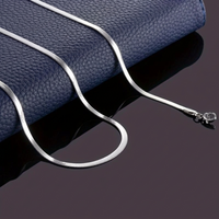Premium 925 Sterling Silver Viper Chain - Lightweight, Durable & Effortlessly Elegant