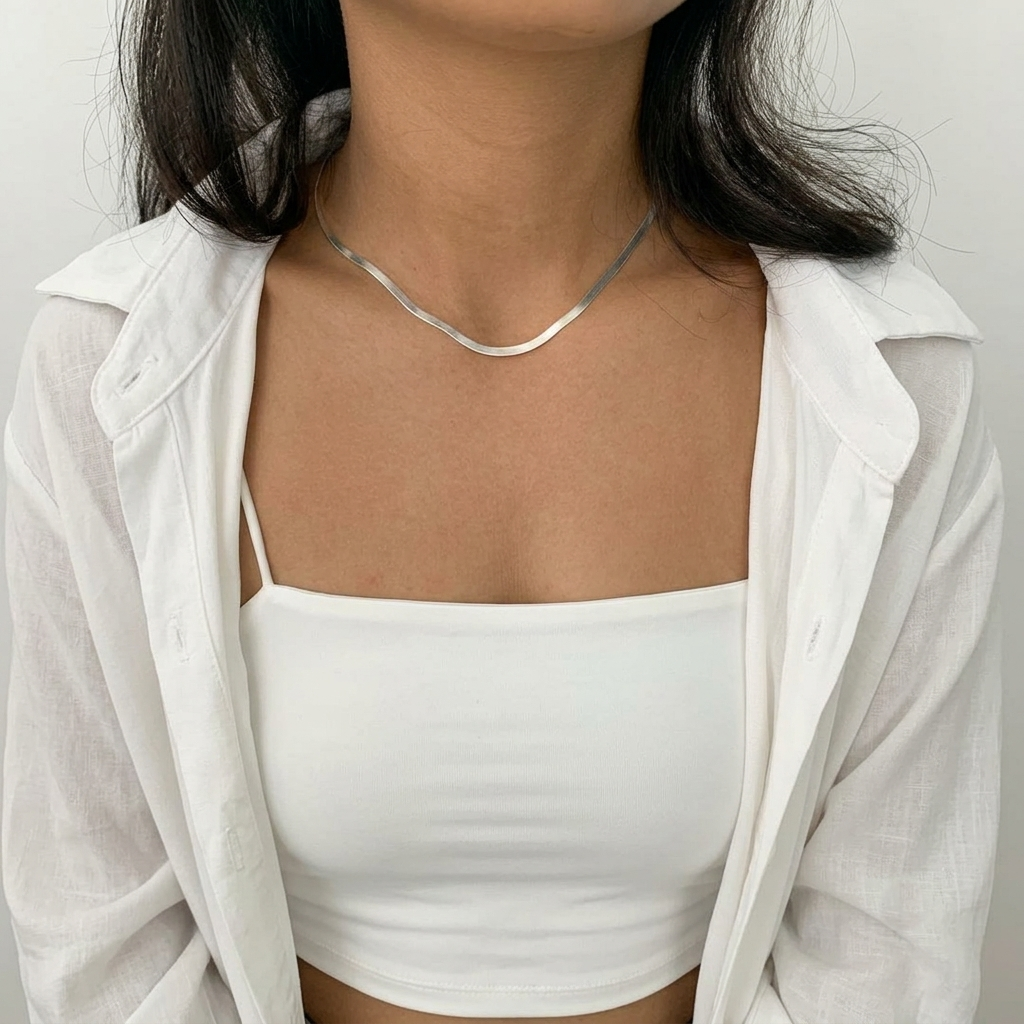 Premium 925 Sterling Silver Viper Chain - Lightweight, Durable & Effortlessly Elegant