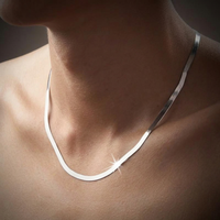 Premium 925 Sterling Silver Viper Chain - Lightweight, Durable & Effortlessly Elegant