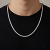 Antique Oxidized Thai Chain 925 Sterling Silver 5mm - Men's