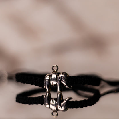 Charm of Silver Elephant Bracelet