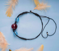 Beaded Red and Blue Turquoise Bracelet 2