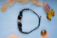 Black Quartz Beaded Bracelet 2