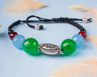 Colorful Crystal Beaded Wrap Bracelet 1