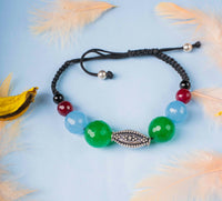 Colorful Crystal Beaded Wrap Bracelet 2