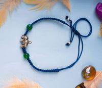 Handmade Green Beads Ele Bracelet