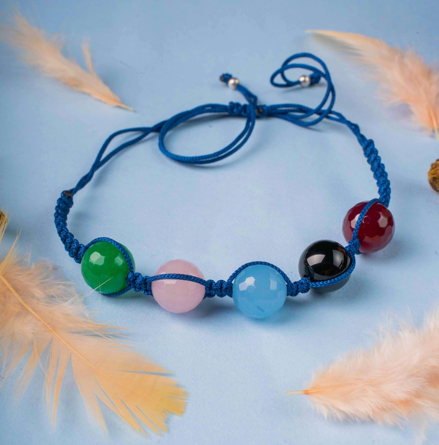 Handmade Multi Colour Bead Bracelet 1