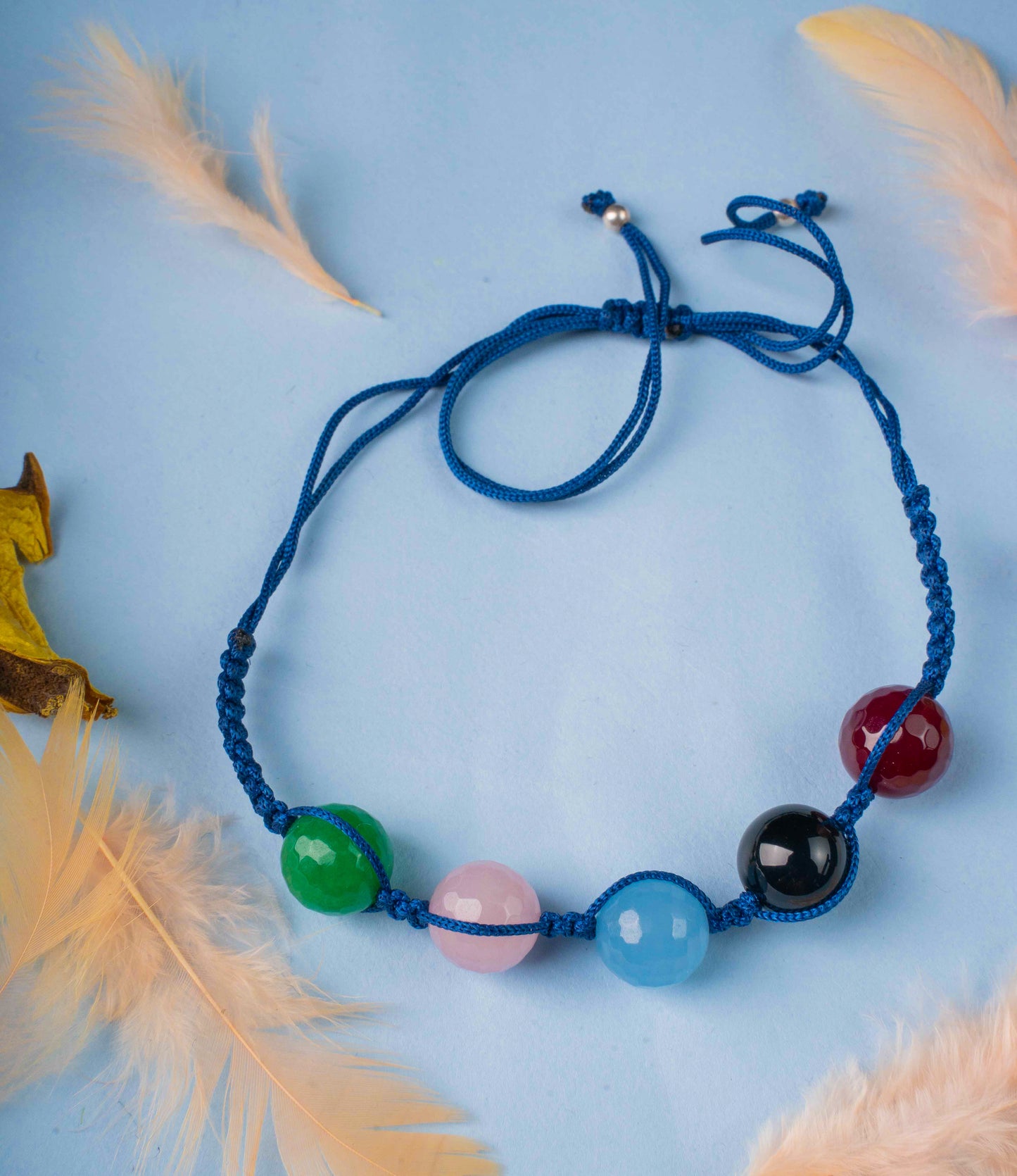 Handmade Multi Colour Bead Bracelet 2