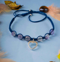 Handwoven White Crystal Bracelet 1