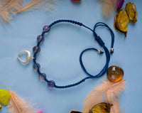 Handwoven White Crystal Bracelet 2