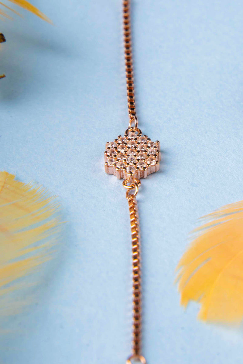 Pentagon Motives Silver Bracelet 2