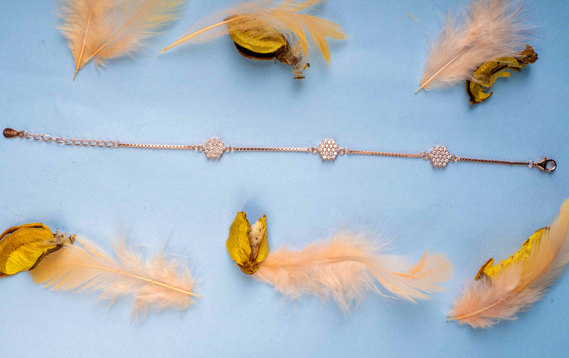 Pentagon Motives Silver Bracelet 3