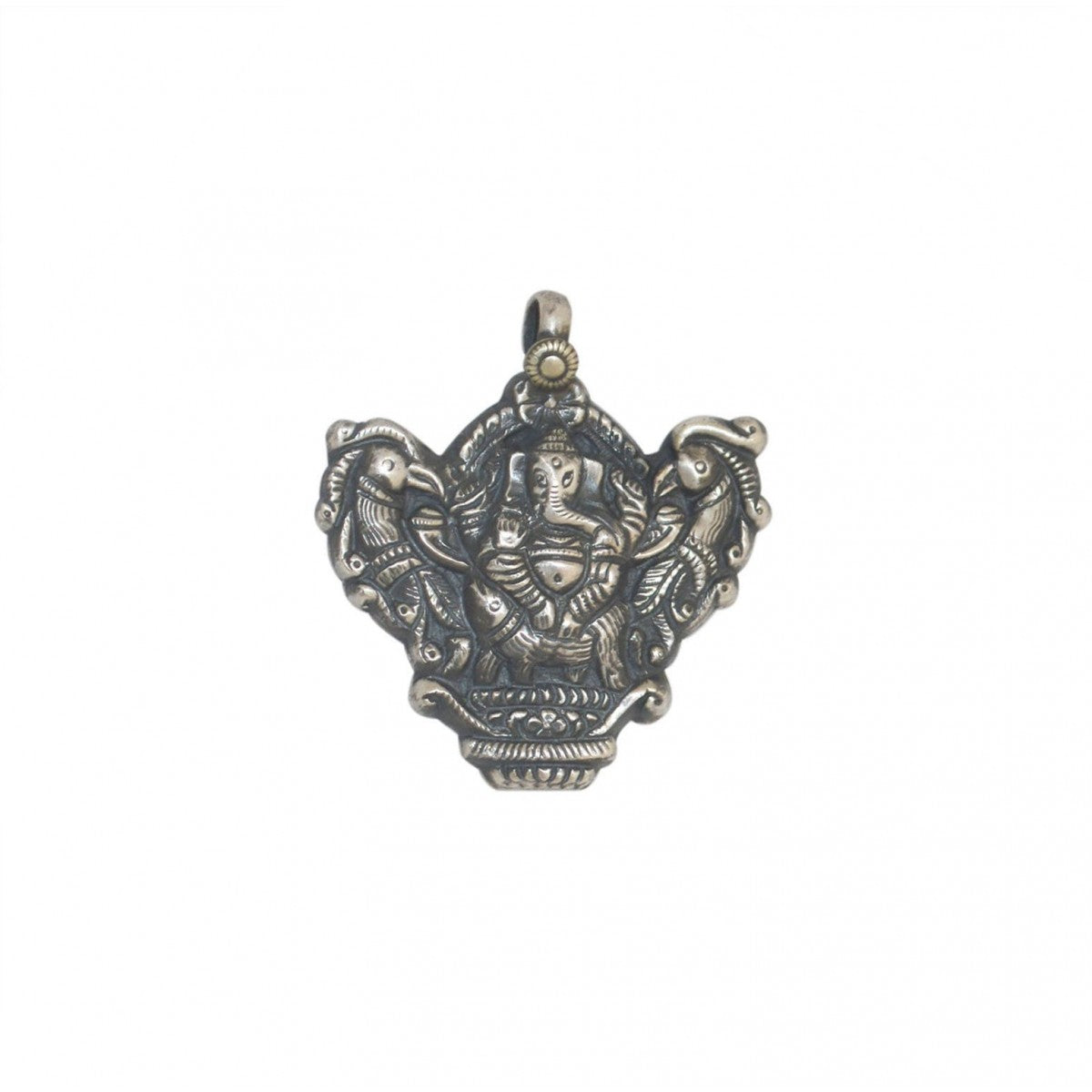 Shri Ganesh Silver Pendant