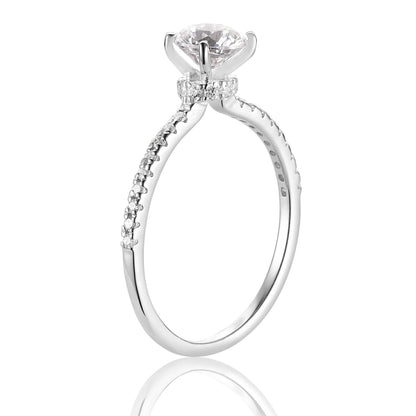 Silver Engagement Rings Nimbus Swarovski Ring